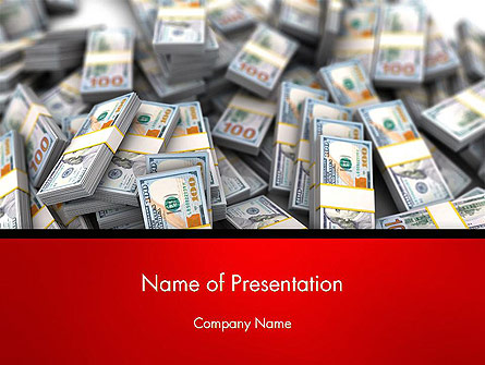 Money Heap Presentation Template, Master Slide