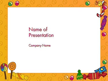 Candy Frame Presentation Template, Master Slide