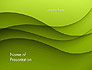 Abstract Green Gradient Wave Background slide 1