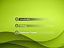 Abstract Green Gradient Wave Background slide 3
