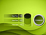 Abstract Green Gradient Wave Background slide 8