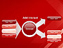 Abstract Red Tech Arrows Background slide 14