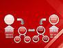 Abstract Red Tech Arrows Background slide 19
