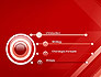 Abstract Red Tech Arrows Background slide 3