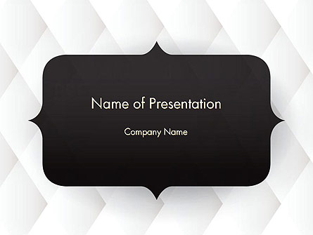 Frame for Text Presentation Template, Master Slide