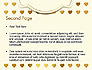 Metal Heart Confetti Pattern slide 2