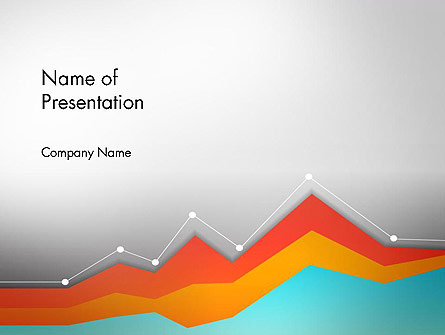 Abstract Area Chart Presentation Template, Master Slide