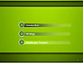 Horizontal Green Background with Lines slide 3