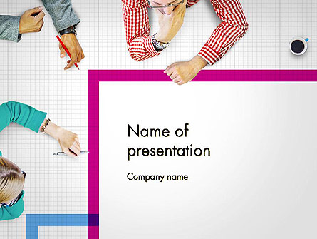Discussion Meeting Presentation Template, Master Slide