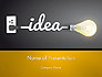 Creative Light Bulb slide 1
