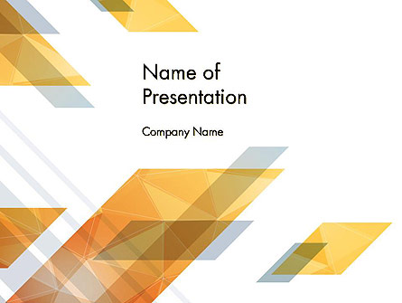 Transparent Square Shapes Presentation Template, Master Slide