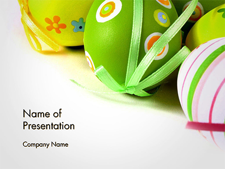 Painted Easter Eggs Presentation Template, Master Slide