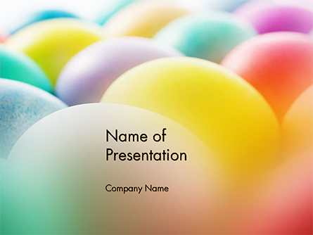 Colorful Easter Eggs Presentation Template, Master Slide