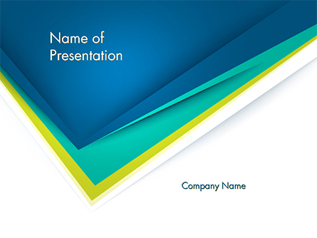 Abstract Angle Paper Layer Presentation Template, Master Slide