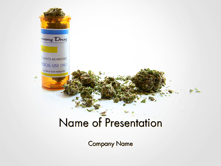 Medical Cannabis Presentation Template, Master Slide