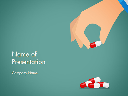 Doctor's Hand and Pills Presentation Template, Master Slide