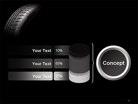 Tire Closeup Presentation Template for PowerPoint and Keynote | PPT Star