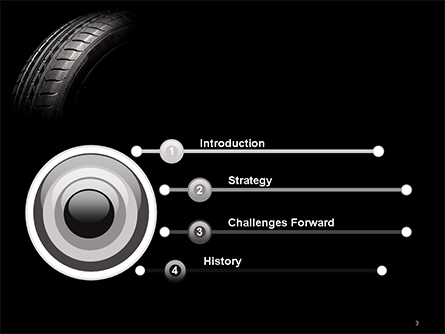 Tire Closeup Presentation Template for PowerPoint and Keynote | PPT Star