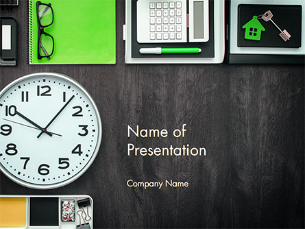 Tidy Business Desktop Presentation Template, Master Slide