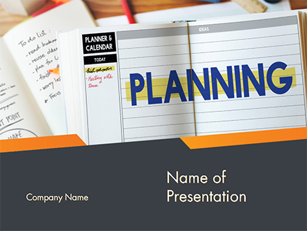Planning Concept Presentation Template, Master Slide