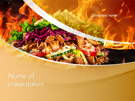 Testy Kebab Presentation Template, Master Slide