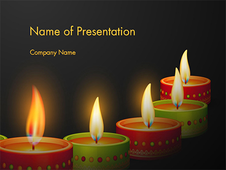Happy Diwali Presentation Template, Master Slide