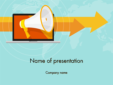 Online Promotion Presentation Template, Master Slide