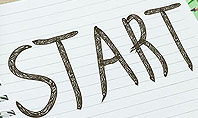 Start Text on Notepad Presentation Template
