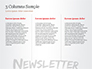 A Hand Writing Newsletter with Marker slide 6