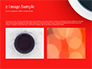 Circle on Red Abstract Background slide 11