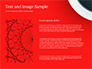 Circle on Red Abstract Background slide 15