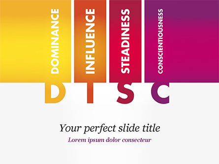DISC Personality Presentation Template, Master Slide