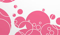 Pink Bubbles and Circles Background Presentation Template