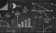 Math Equations on Chalkboard Presentation Template
