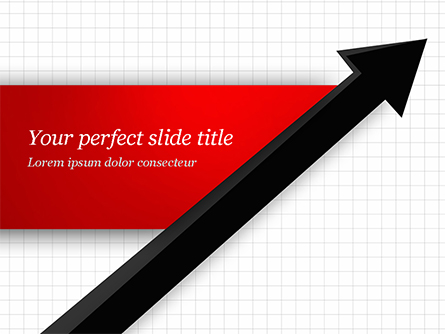 Diagonal Arrow Presentation Template, Master Slide