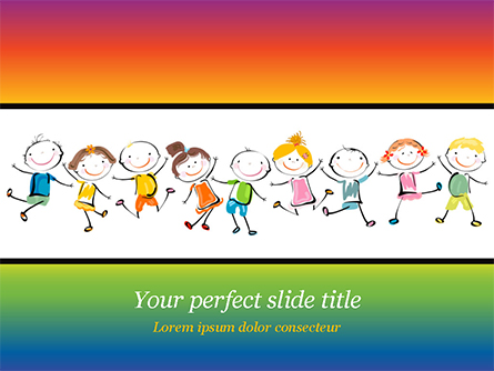 Happy Children's Day Presentation Template, Master Slide