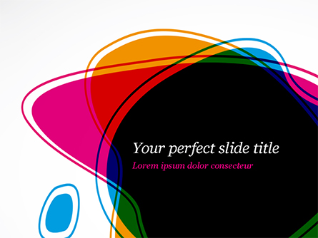 Abstract Color Spots Presentation Template, Master Slide