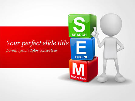 Search Engine Marketing Presentation Template, Master Slide