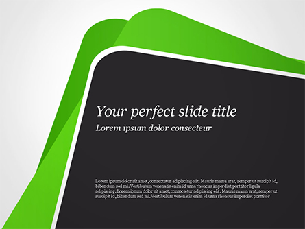 Abstract Paper Edges Presentation Template, Master Slide