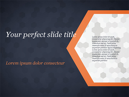 Hive Abstract Background Presentation Template, Master Slide
