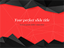 Red and Black Abstract Polygonal Background slide 1