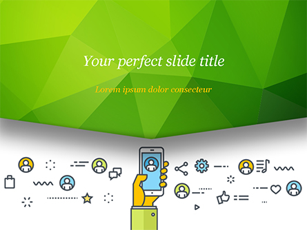 Digital Marketing Toolbox Presentation Template, Master Slide