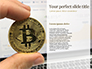 Gold Coin with Bitcoin Sign slide 9