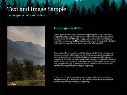 Mountain Forest Presentation Template for PowerPoint and Keynote | PPT Star