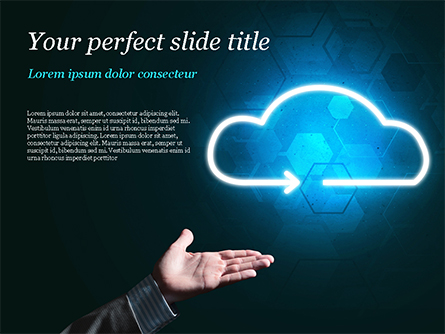 Concept of Cloud Service Presentation Template, Master Slide
