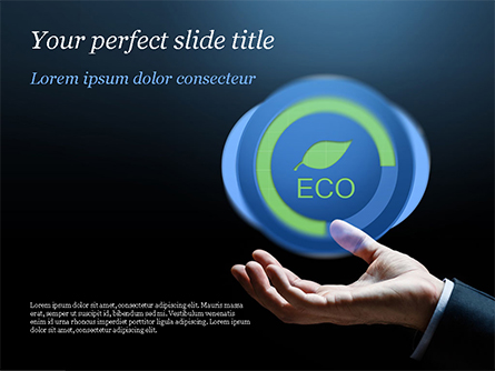 Eco Symbol Presentation Template, Master Slide