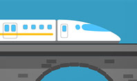 High-Speed Train Illustration Presentation Template