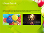 Colorful Balloons and Garlands slide 11