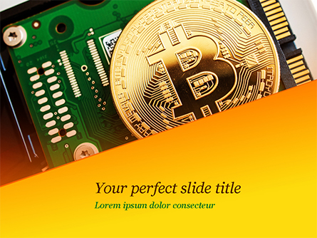 Bitcoin Mining Presentation Template, Master Slide