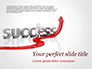 Concept of success and 3D Man slide 1